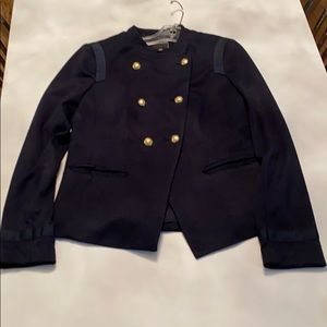 The Limited Navy Military Blazer